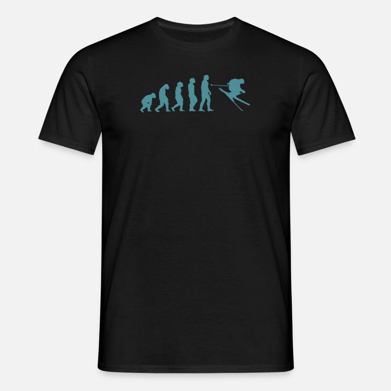 Ski Evolution Tshirt - Men's T-Shirt - black