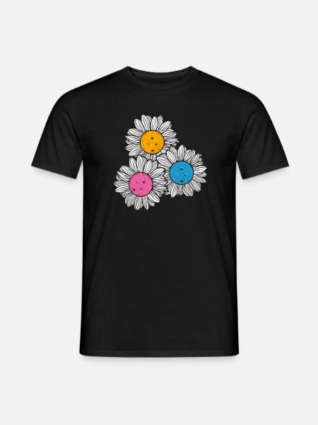 Pickleballschläger Pickleballspieler Geschenk - Männer T-Shirt - Schwarz