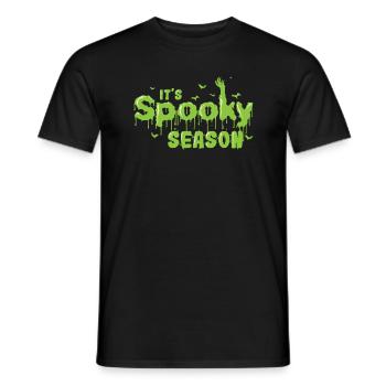 C’est spooky Season Halloween Custom USA - T-shirt homme - noir - Devant - AI Model Male 178 light (178cm)