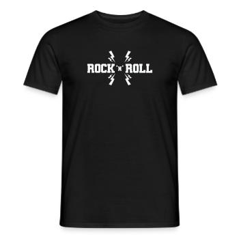 Rock 'n' Roll Genre Gitarre Musikstil - Männer T-Shirt - Schwarz - Vorne - AI Model Male 178 light (178cm)