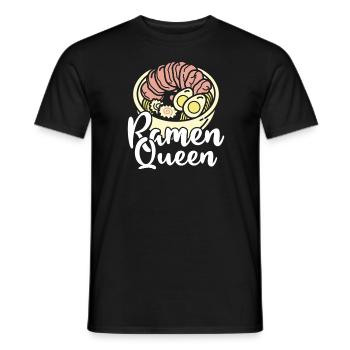 Ramen Queen - Männer T-Shirt - Schwarz - Vorne - AI Model Male 178 light (178cm)