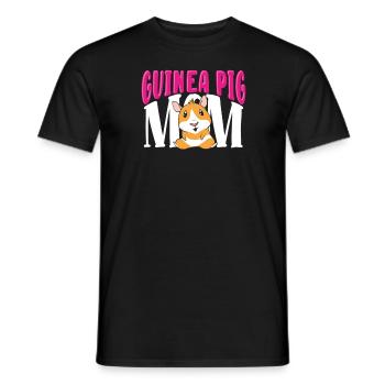 Meerschweinchen Mama - Männer T-Shirt - Schwarz - Vorne - AI Model Male 178 light (178cm)