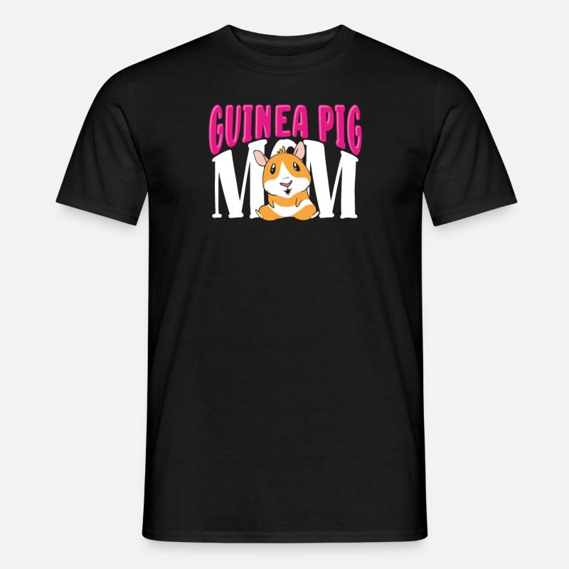 Cochon d’Inde Maman - T-shirt homme - noir
