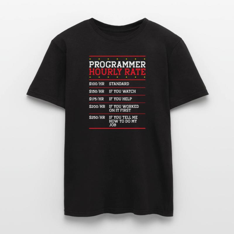 Programmierer Coder Code Computer Männer T-Shirt
