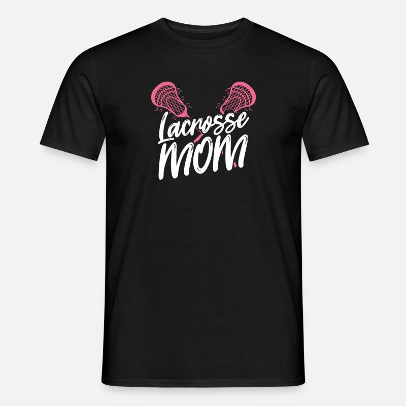 Lacrosse Mutter - Männer T-Shirt - Schwarz