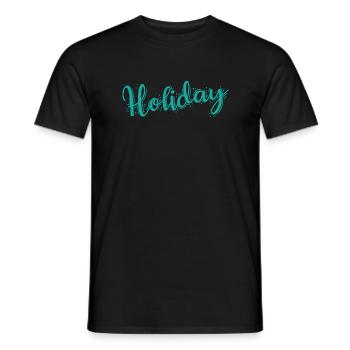 Holiday Holidays Leisure Holidays Travel Family - Men's T-Shirt - black - Front - AI Model Male 178 light (178cm)