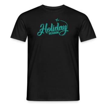 Holiday Season Holiday Leisure Holidays - Men's T-Shirt - black - Front - AI Model Male 178 light (178cm)