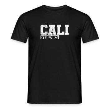 Cali Calisthenics Fitness Workout Körper - Männer T-Shirt - Schwarz - Vorne - AI Model Male 178 light (178cm)