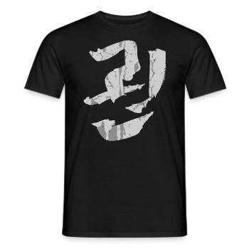 Kwon (Poing) Coréen - T-shirt homme - noir - Devant - AI Model Male 178 light (178cm)