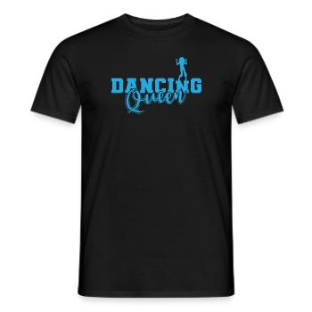 Dancing Queen Celebrations Dancing Music Friends - Men's T-Shirt - black - Front - AI Model Male 178 light (178cm)