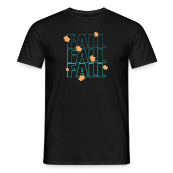 Remerciements d’automne donnant des vacances en famille aux États-Unis - T-shirt homme - noir - Devant - AI Model Male 178 light (178cm)