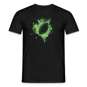 American Football Sport Amerika USA - Männer T-Shirt - Schwarz - Vorne - AI Model Male 178 light (178cm)