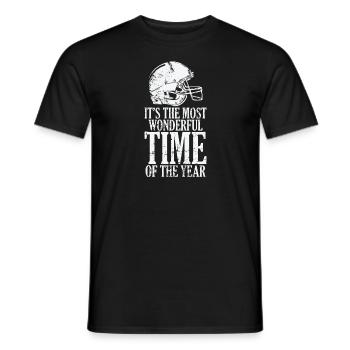 It's the Most Wonderful Time of the Year - Männer T-Shirt - Schwarz - Vorne - AI Model Male 178 light (178cm)