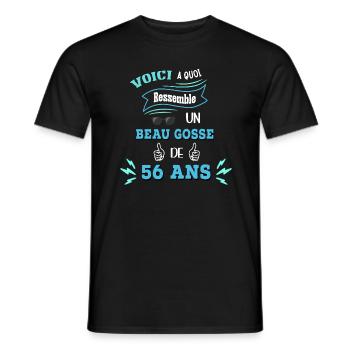 Idée De Cadeau Drôle Pour Les Beaux Gosses - T-shirt homme - noir - Devant - AI Model Male 178 light (178cm)