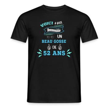 Idée De Cadeau Drôle Pour Les Beaux Gosses - T-shirt homme - noir - Devant - AI Model Male 178 light (178cm)