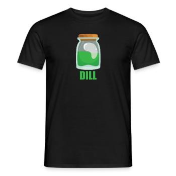 Dill Gewürz Geschmack Essen Kochen - Männer T-Shirt - Schwarz - Vorne - AI Model Male 178 light (178cm)