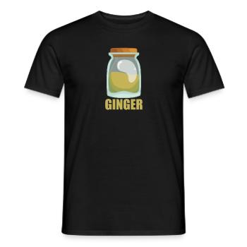 Ginger Gewürz Geschmack Essen Kochen - Männer T-Shirt - Schwarz - Vorne - AI Model Male 178 light (178cm)