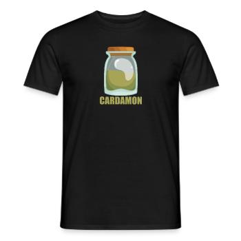 Cardamon Gewürz Geschmack Essen Kochen - Männer T-Shirt - Schwarz - Vorne - AI Model Male 178 light (178cm)
