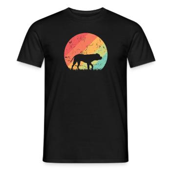 Bulldog Dog Pet Breed Best Friend - Men's T-Shirt - black - Front - AI Model Male 178 light (178cm)