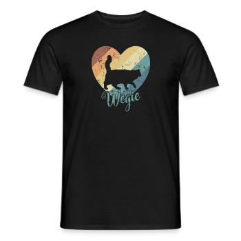 Wegie Cat Norwegian Forest Cat Pet - T-shirt homme - noir - Devant - AI Model Male 178 light (178cm)