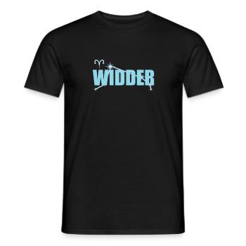 Widder Sternzeichen Aries Sternbild - Männer T-Shirt - Schwarz - Vorne - AI Model Male 178 light (178cm)
