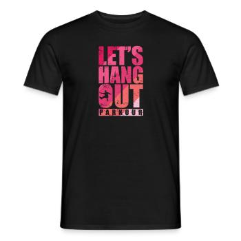 Let's Hang out Parkour Sport Fitness - Männer T-Shirt - Schwarz - Vorne - AI Model Male 178 light (178cm)
