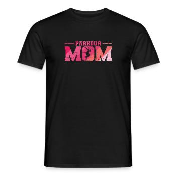 Parkour Mom Sport Training Obstacle - T-shirt homme - noir - Devant - AI Model Male 178 light (178cm)
