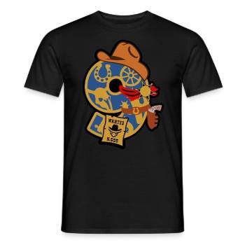 Cowboy 9. Geburtstagsparty Nummer 9 - 9 Jahre - Männer T-Shirt - Schwarz - Vorne - AI Model Male 178 light (178cm)