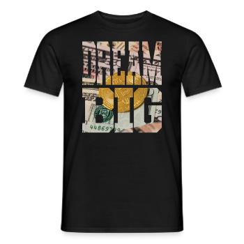 DREAM BIG - Men's T-Shirt - black - Front - AI Model Male 178 light (178cm)
