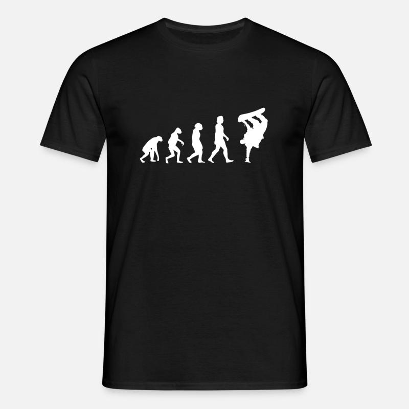 EVOLUTION SNOWBOARD - Men's T-Shirt - black