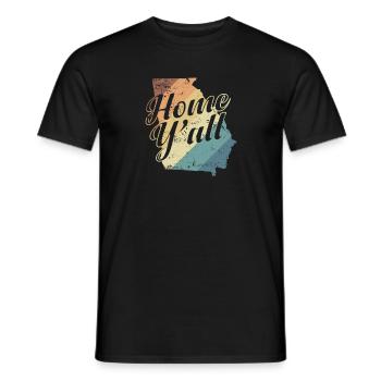 Georgia Home Y’all USA Amérique - T-shirt homme - noir - Devant - AI Model Male 178 light (178cm)