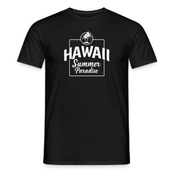 Hawaii Summer Paradise USA Amérique - T-shirt homme - noir - Devant - AI Model Male 178 light (178cm)