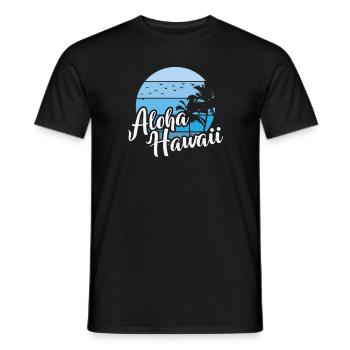 Hawaii Aloha USA Amerika - Männer T-Shirt - Schwarz - Vorne - AI Model Male 178 light (178cm)