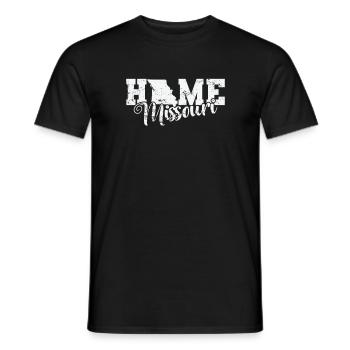 Missouri Accueil États-Unis Amérique - T-shirt homme - noir - Devant - AI Model Male 178 light (178cm)