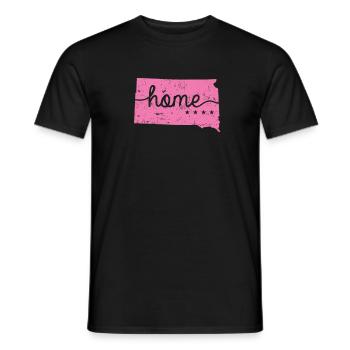 Dakota du Sud Accueil États-Unis Amérique - T-shirt homme - noir - Devant - AI Model Male 178 light (178cm)