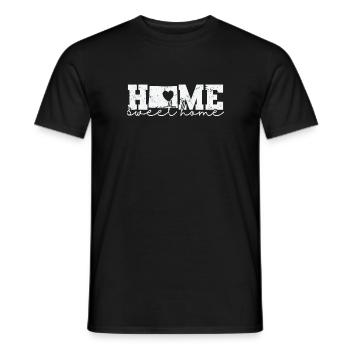 Wyoming Home Sweet Home États-Unis Amérique - T-shirt homme - noir - Devant - AI Model Male 178 light (178cm)