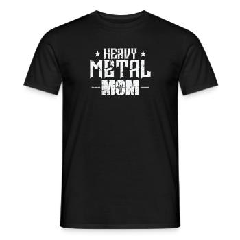 Heavy Metal Mom Musik Band Genre - Männer T-Shirt - Schwarz - Vorne - AI Model Male 178 light (178cm)