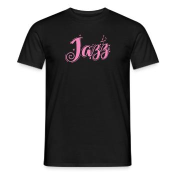 Jazz Musikrichtung Blues and Soul - Männer T-Shirt - Schwarz - Vorne - AI Model Male 178 light (178cm)