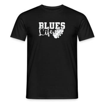 Blues Life Musik Trompete Chicago Blues - Männer T-Shirt - Schwarz - Vorne - AI Model Male 178 light (178cm)