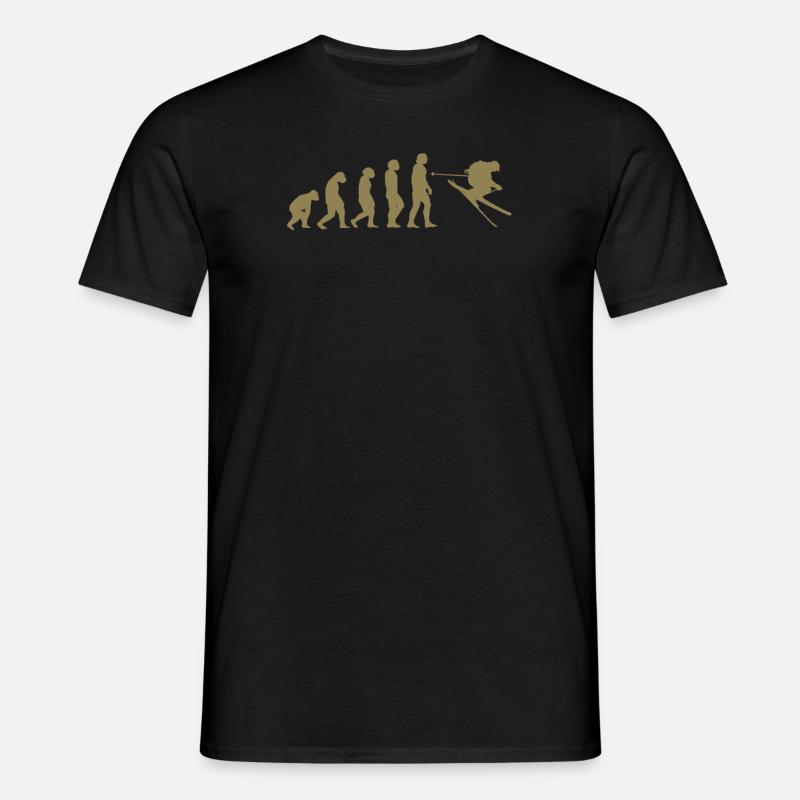 Ski Evolution Tshirt - Men's T-Shirt - black