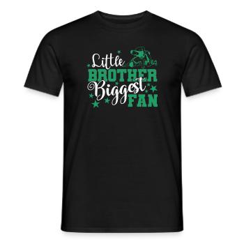 Little Brother Biggest Fan Wrestling Show Fight - T-shirt homme - noir - Devant - AI Model Male 178 light (178cm)