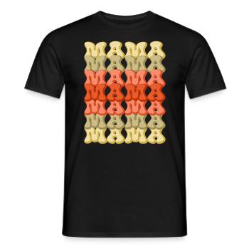 Mother’s Day tribute – mama, mama - Men's T-Shirt - black - Front - AI Model Male 178 light (178cm)