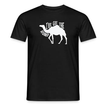 I've got the Hump Camel Dromedary - Men's T-Shirt - black - Front - AI Model Male 178 light (178cm)