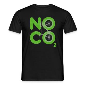 Kein CO2 - Männer T-Shirt - Schwarz - Vorne - AI Model Male 178 light (178cm)