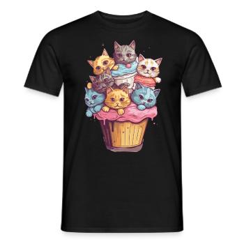All Right After A Divorce He Has Nothing Left - Männer T-Shirt - Schwarz - Vorne - AI Model Male 178 light (178cm)