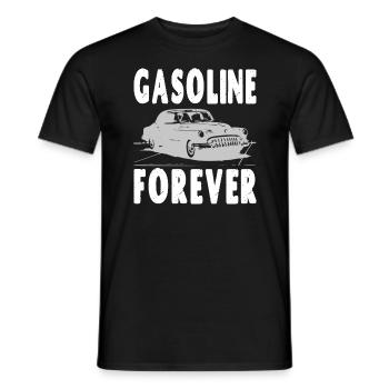 L’essence pour toujours - T-shirt homme - noir - Devant - AI Model Male 178 light (178cm)