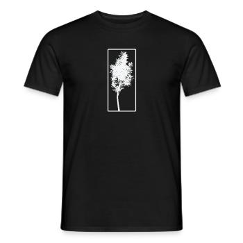 Arbre Portait Nature Forêts Feuilles - T-shirt homme - noir - Devant - AI Model Male 178 light (178cm)
