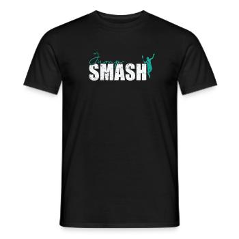Jump Smash Badminton - T-shirt homme - noir - Devant - AI Model Male 178 light (178cm)