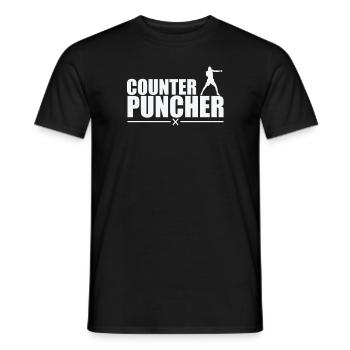 Counter Puncher Boxen - Männer T-Shirt - Schwarz - Vorne - AI Model Male 178 light (178cm)