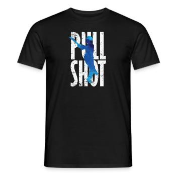 Cricket Pull Shot Sportmoment - Männer T-Shirt - Schwarz - Vorne - AI Model Male 178 light (178cm)